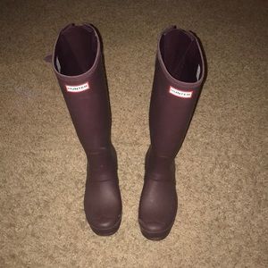 Tall Matte Hunter Boots